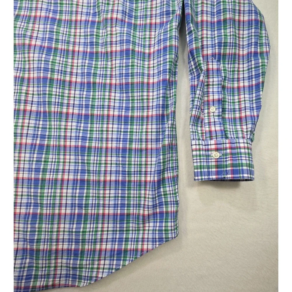 Polo Ralph Lauren Shirt Men 2XB Big Plaid LIMITED USE Button Up Long Sleeve